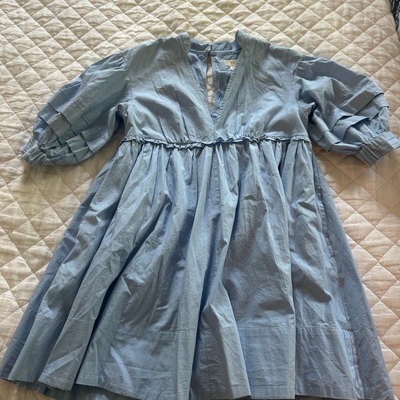 Anthropologie Maeve blue party dress - above knee - Picture 5 of 5